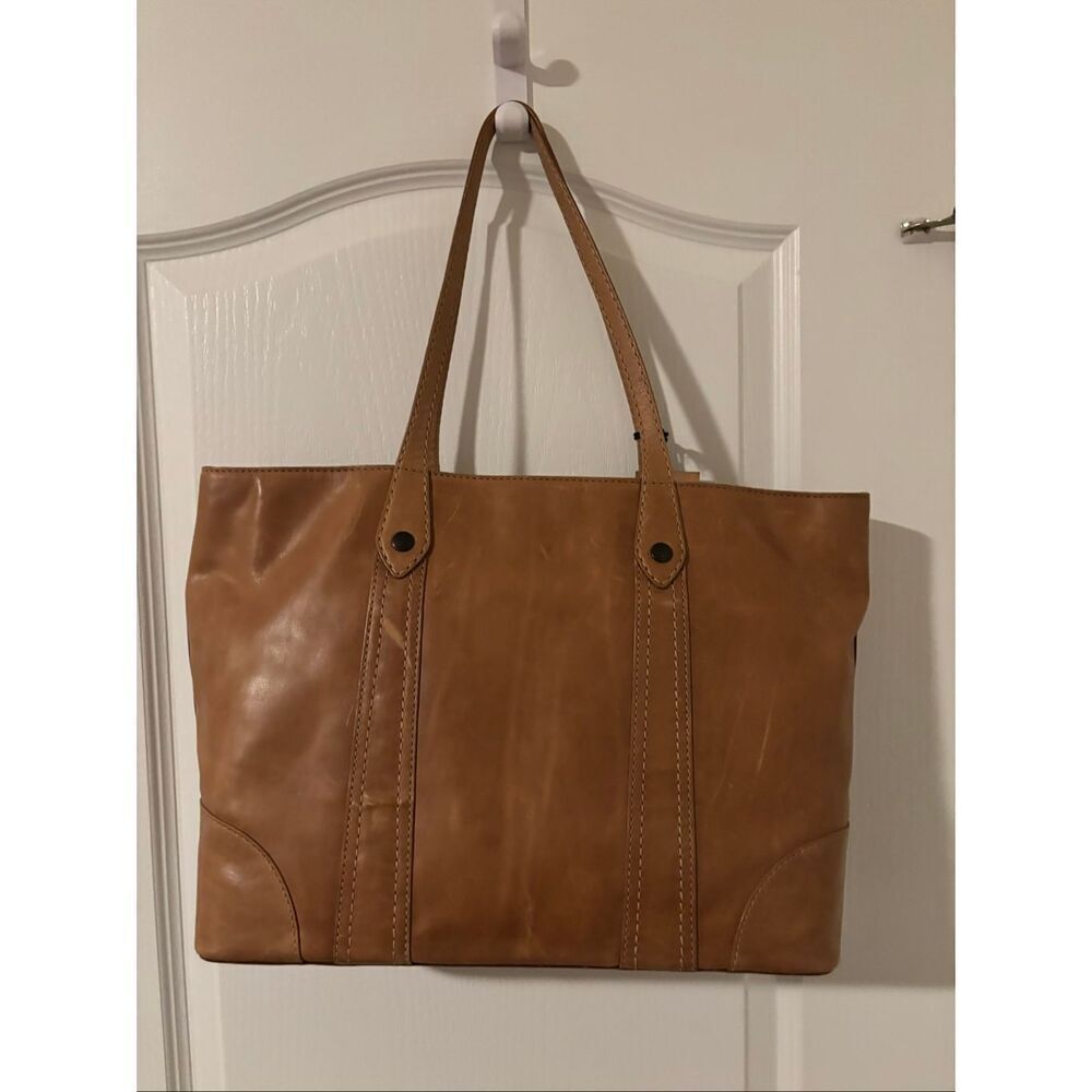 NWT Frye Melissa Washed Leather Shopper Bag - Picture 7 of 7